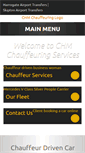 Mobile Screenshot of chmchauffeuring.co.uk